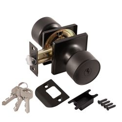 Ручка защелка PUNTO DK772/BL BL-ET (кл/фик.) черный, изображение