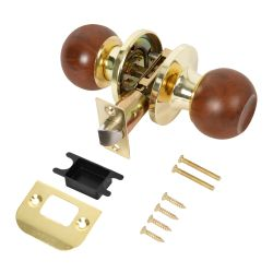 Ручка защелка PUNTO Dk672/bl wd-ps (без фик.) дерево, детальное фото