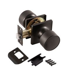 Ручка защелка PUNTO Dk772/bl bl-ps (без фик.)черный, изображение
