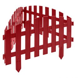 Забор декоративный "Винтаж", 28х300 см, терракот, Россия// Palisad, картинка