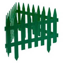 Забор декоративный "Рейка", 28х300 см, зеленый, Россия// Palisad, фотография