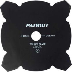 Нож для триммера PATRIOT 255x25,4мм, TBM-4, крупный план