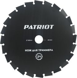 Нож для триммера PATRIOT 255x25,4мм, TBM-24, изображение