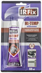 Герметик силиконовый высокотемпературный IRFIX HI-TEMP 60 мл, изображение