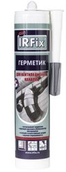 Герметик для вентиляционных каналов IRFIX 310 мл серый, крупный план