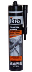Герметик для кровли и водостоков нейтральный IRFIX 310 мл черный, детальное фото
