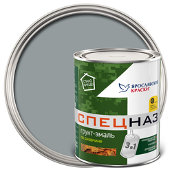 Грунт-эмаль СПЕЦНАЗ по ржавчине светло-серая, банка 0,8 кг, фотография