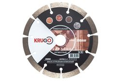 Алмазный диск KRUGO 150 x 2.2 x 22.23 x 10 мм сегментный гранит/бетон, фотография