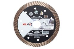 Алмазный диск KRUGO 125 x 2.2 x 22.23 x 10 мм Турбо универсальный, картинка