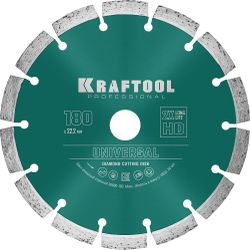Диск алмазный KRAFTOOL сегментированный 180 мм, картинка