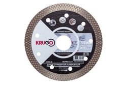 Диск алмазный KRUGO 115 x 1.4 x 22.23&nbsp;x&nbsp;10 мм супертонкий турбоTF, картинка