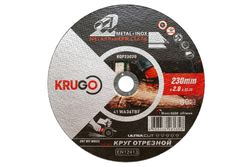 Диск отрезной по металлу KRUGO 230х2.0х22 мм KQP23020, детальное фото