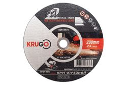 Диск отрезной по металлу KRUGO 355х3.2х25.4 мм KQP35532, крупный план
