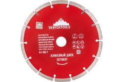 Алмазный диск сегментный VERTEX 180х22 мм VERTEXTOOLS 04-180-7, детальное фото