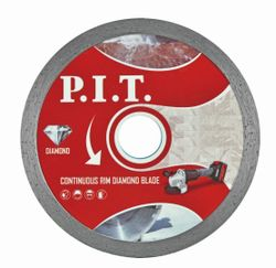 Диск алмазный отрезной (сплошной) P.I.T. 125x22,2x1,4 мм(ACTW03-C125A), крупный план