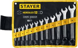 Ключ гаечный Stayer 6-22 мм 12 шт, вид