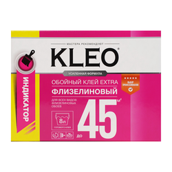 KLEO EXTRA 45 с индикатором, клей для флизелиновых обоев, 320г, изображение