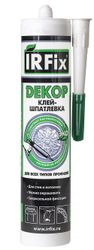Клей-шпатлевка для лепнины IRFIX DECOR белый 310 мл, фото