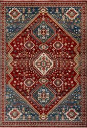 Ковёр Турция ART KAZAK 0714A-BRD-NAV 2,0x2,9, крупный план