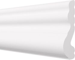 Молдинг ударопрочный ПЛИНТЭКС M4 60/20 белый 60x20 мм, картинка