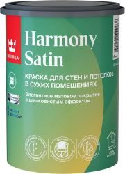 Краска Tikkurila/Tikkivala HARMONY SATIN A матовая 0,9 л, детальное фото