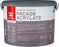 Краска фасадная Tikkurila/Tikkivala Facade Acrylate A гл/мат 9л, фото