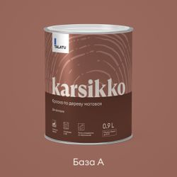 Краска по дереву матовая TALATU KARSIKKO БАЗА A 0,9 л, вид