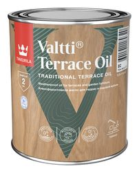 Масло Tikkurila/Tikkivala Valtti Terrace Oil бесцветное 0,9 л, фото