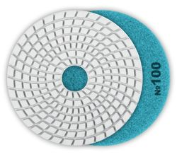 Алмазный гибкий круг для мокрого шлифования ЗУБР 125 мм №100, картинка