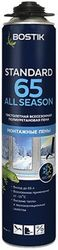 BOSTIK пена пистолетная полиуретановая Standard 65 All SEASON , 750 мл, крупный план
