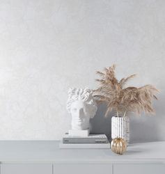 Обои винил горячего тиснения Терра белый 1,06x10м AN8874-21, крупный план