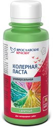 Паста колерная универсальная Ярославские краски салатный бутылка 0,1 л, детальное фото