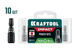 Биты KRAFTOOL 26195-25-25-s10, вид