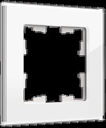 Рамка 1 пост IEK BRITE BR-M12-G-K01 белый, картинка