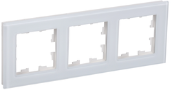 Рамка 3 поста IEK BRITE BR-M32-G-K01 белый, вид