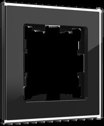 Рамка 1 пост IEK BRITE стекло черное, фотография