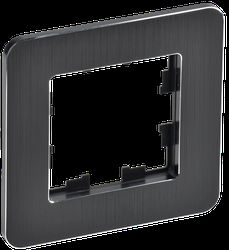 Рамка 1 пост IEK Праймер BR-M12-M-21-K02 черный, вид