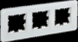Рамка 3 поста IEK BRITE BR-M32-G-41-K01 белый, вид