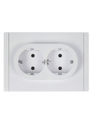 Розетка электрическая IEK FORTE&PIANO FP-R24-16-1-K01 белый, картинка