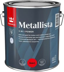 Краска Tikkurila/Tikkivala METALLISTA БАЗА C глянцевая 2,3 л, вид