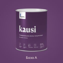 Эмаль универсальная полуматовая TALATU KAUSI БАЗА А 0,9 л, детальное фото