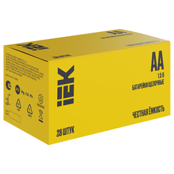 Батарейка щелоч. Alkaline LR06/AA (28 шт/бокс) IEK, детальное фото