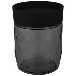 Банка для сыпучих продуктов PLAST TEAM black 0,5л круглая, картинка
