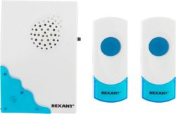 Беспроводной дверной звонок с двумя кнопками вызова REXANT RX-4, картинка