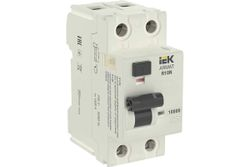 Выключатель дифференциального тока IEK ARMAT R10N 2P 25А 30мА тип AC, картинка