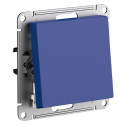 Выключатель 1-клавишный Systeme Electric Atlas Design 1712709 аквамарин, фото