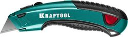 Нож универсальный KRAFTOOL а24 с автостопом 2 шт, крупный план