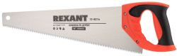 Ножовка по дереву REXANT Зубец 450 мм 7-8 TPI, каленый зуб 2D, крупный план
