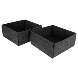 Органайзер войлочный Larvij 27x25x12, темно-серый, картинка