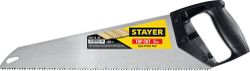 Ножовка по дереву Stayer 5tpi 400 мм, крупный план
